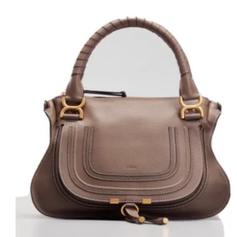 Chloe Marcie Medium Satchel Bag Hunter NWT